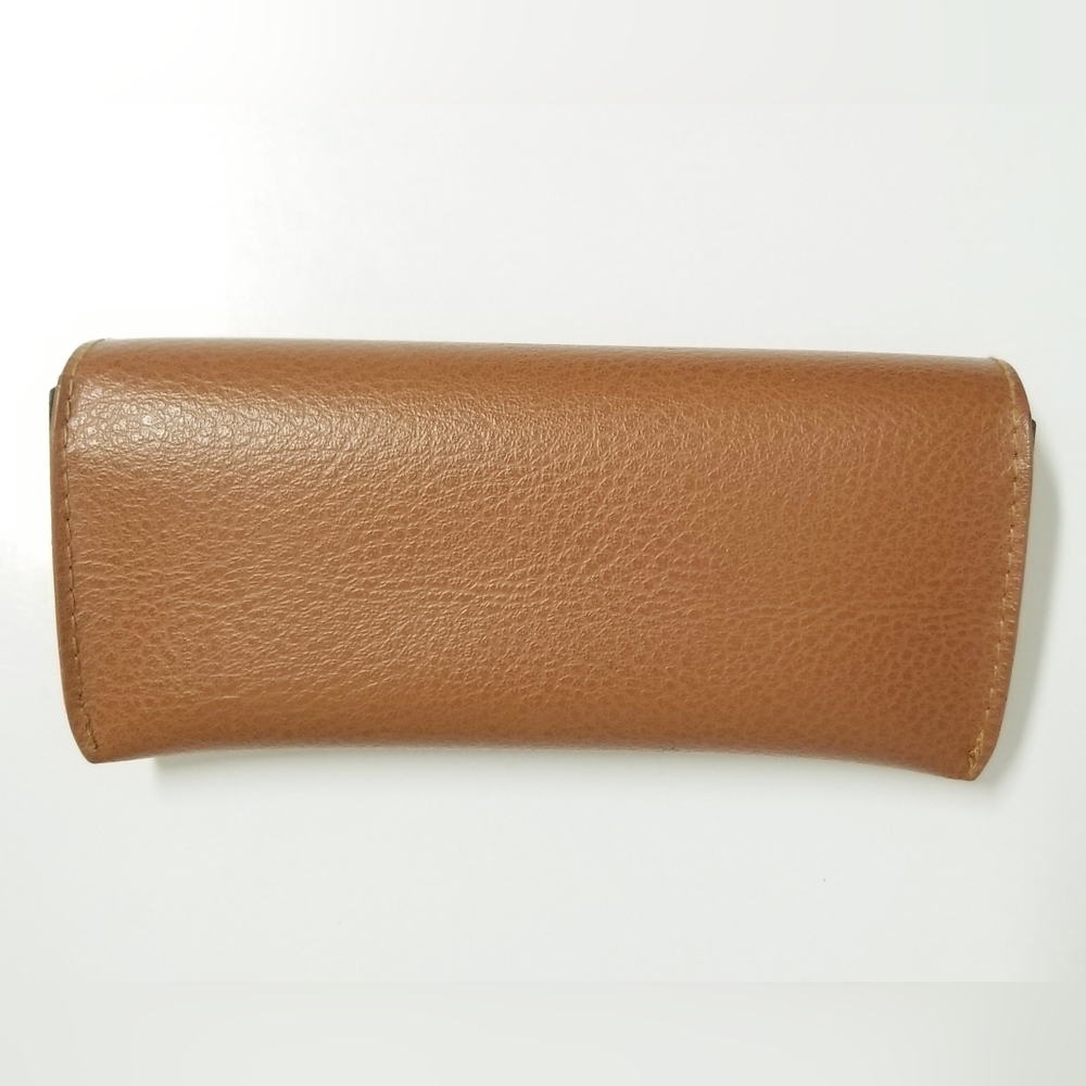Ray-Ban Tan Leather Structured Sunglass/Reader Protective Case - Picture 4 of 10